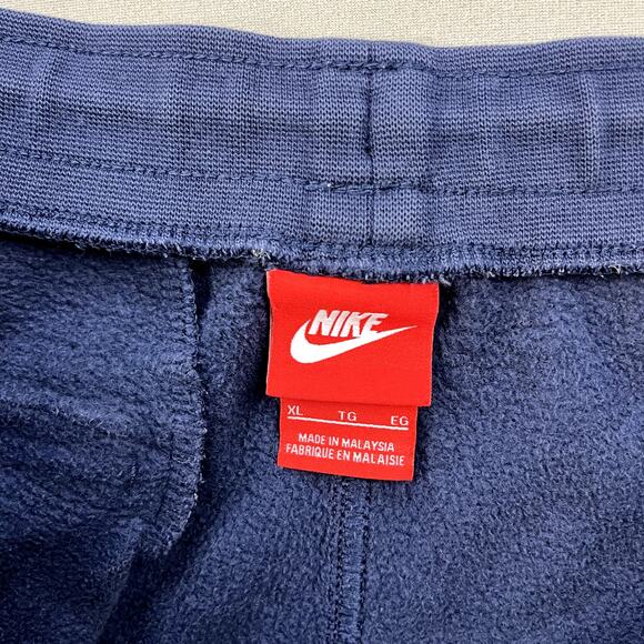 Nike Air Sweatpants Mens XL Navy Blue Joggers Swoosh Logo Sportswear Athletic - Picture 6 of 12